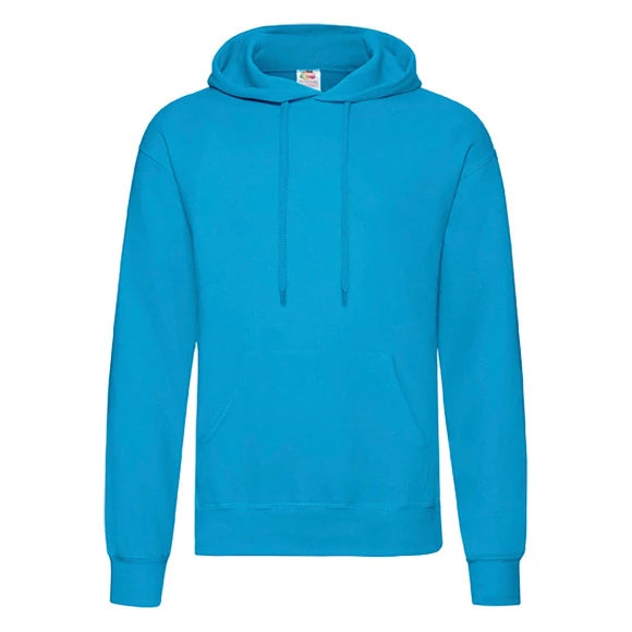 Fruit of the Loom Classic Hooded Sweat 62-208-0 azure blue