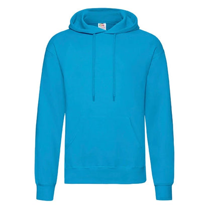 Fruit of the Loom Classic Hooded Sweat 62-208-0 azure blue