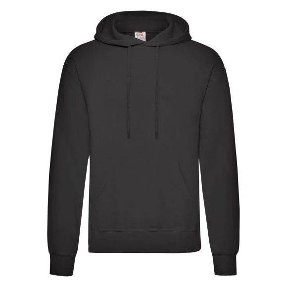 Fruit of the Loom Classic Hooded Sweat 62-208-0 black