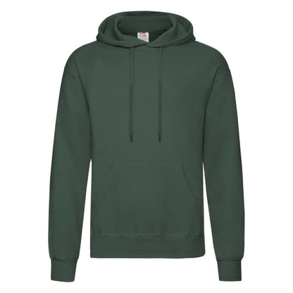 Fruit of the Loom Classic Hooded Sweat 62-208-0 bottle green