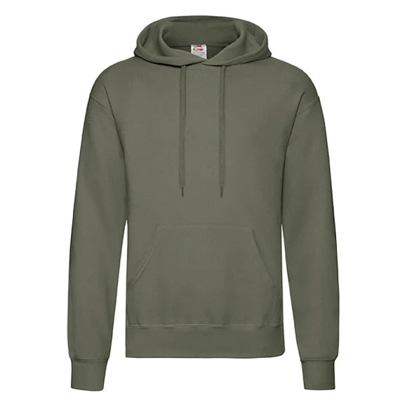 Fruit of the Loom Classic Hooded Sweat 62-208-0 classic olive
