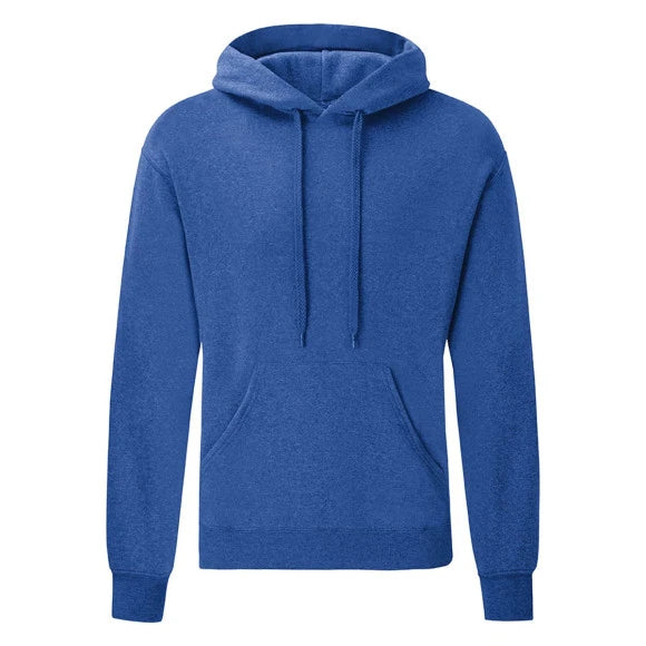 Fruit of the Loom Classic Hooded Sweat 62-208-0 heather royal