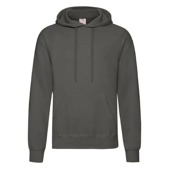 Fruit of the Loom Classic Hooded Sweat 62-208-0 light graphite
