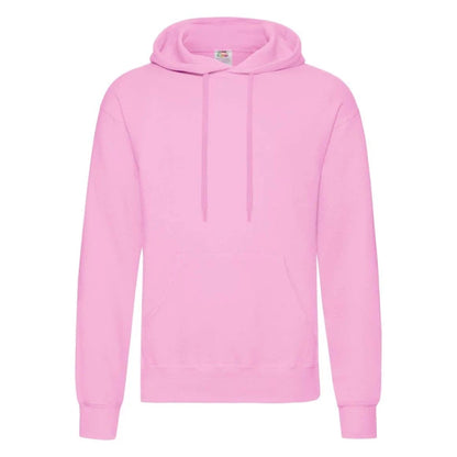 Fruit of the Loom Classic Hooded Sweat 62-208-0 light pink