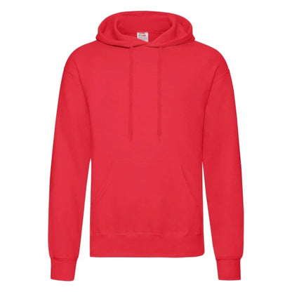 Fruit of the Loom Classic Hooded Sweat 62-208-0 red