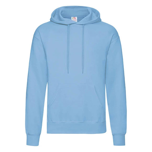 Fruit of the Loom Classic Hooded Sweat 62-208-0 sky blue