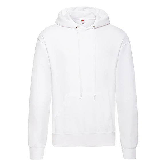 Fruit of the Loom Classic Hooded Sweat 62-208-0 white