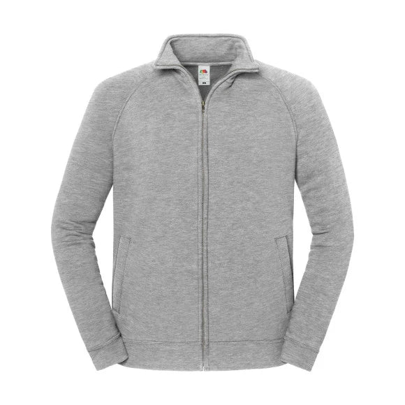 Fruit of the Loom Iconic Premium Sweat Jacket 62-290-0 athletic heather