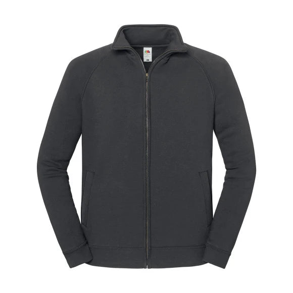 Fruit of the Loom Iconic Premium Sweat Jacket 62-290-0 light graphite