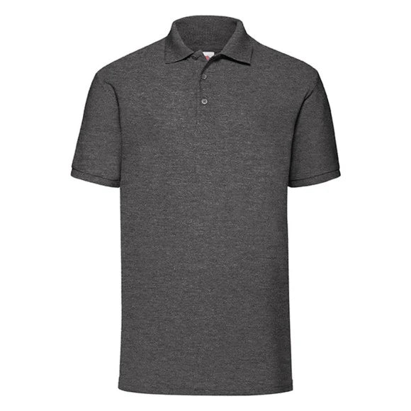 Fruit of the Loom 65/35 Polo 63-402-0 dark heather grey