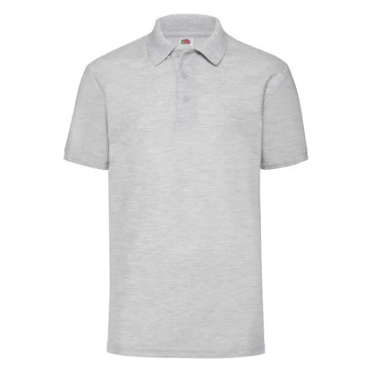Fruit of the Loom 65/35 Polo 63-402-0 heather grey