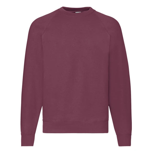 Fruit of the Loom Classic Raglan Sweat 62-216-0 burgundy