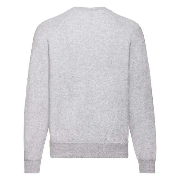 Fruit of the Loom Classic Raglan Sweat 62-216-0 heather grey