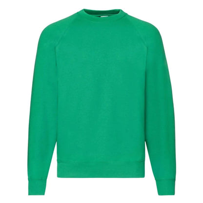 Fruit of the Loom Classic Raglan Sweat 62-216-0 kelly green