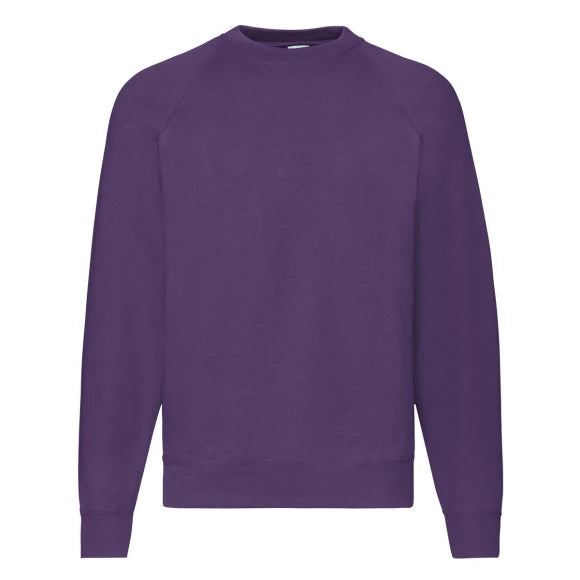 Fruit of the Loom Classic Raglan Sweat 62-216-0 purple