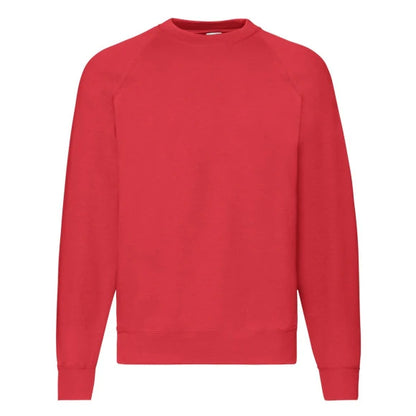 Fruit of the Loom Classic Raglan Sweat 62-216-0 red