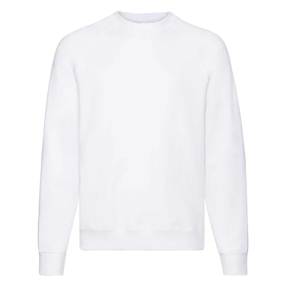 Fruit of the Loom Classic Raglan Sweat 62-216-0 white