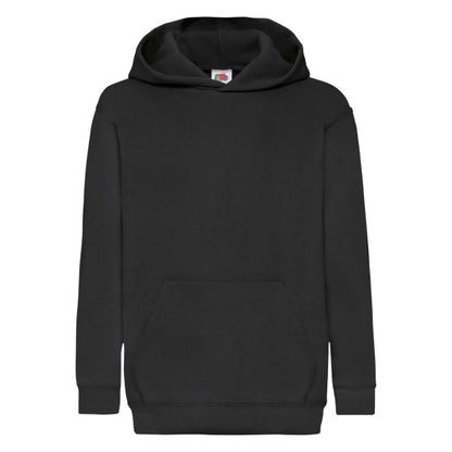 Fruit of the Loom Kids Classic Hooded Sweat 62-043-0 black