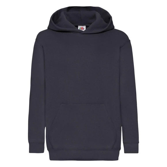 Fruit of the Loom Kids Classic Hooded Sweat 62-043-0 deep navy