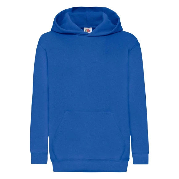 Fruit of the Loom Kids Classic Hooded Sweat 62-043-0 royal blue
