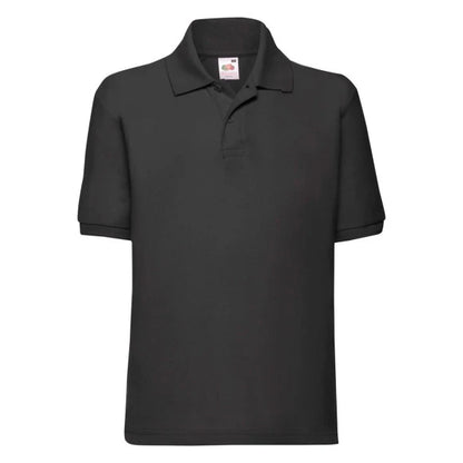 Fruit of the Loom Kids 65/35 Polo 63-417-0 black