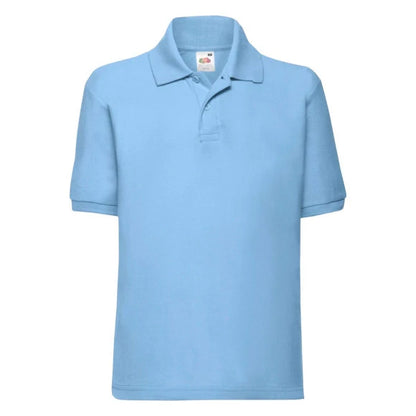 Fruit of the Loom Kids 65/35 Polo 63-417-0 sky blue