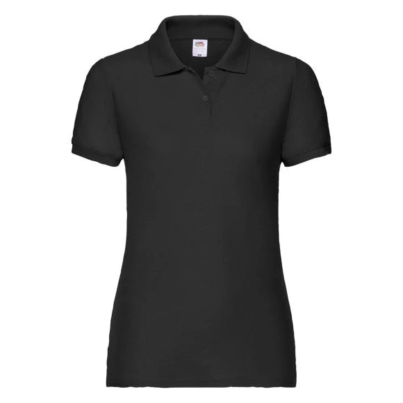 Fruit of the Loom Ladies 65/35 Polo 63-212-0 black