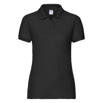 Fruit of the Loom Ladies 65/35 Polo 63-212-0 black
