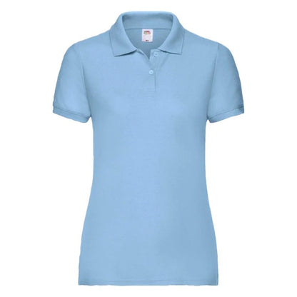 Fruit of the Loom Ladies 65/35 Polo 63-212-0 sky blue