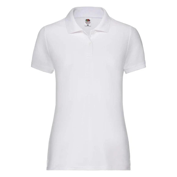 Fruit of the Loom Ladies 65/35 Polo 63-212-0 white