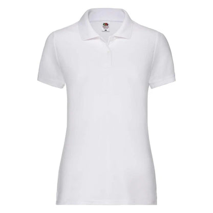Fruit of the Loom Ladies 65/35 Polo 63-212-0 white