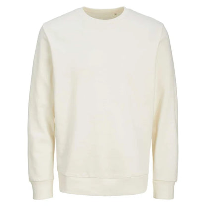 Jack & Jones Blanks Tour Crew Neck Sweat BLK3900 Egret