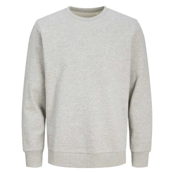 Jack & Jones Blanks Tour Crew Neck Sweat BLK3900 Light Grey Melange