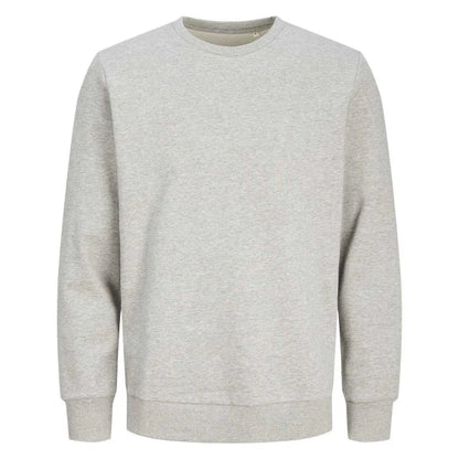 Jack & Jones Blanks Tour Crew Neck Sweat BLK3900 Light Grey Melange