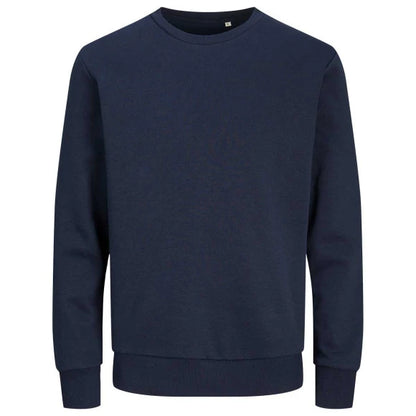 Jack & Jones Blanks Tour Crew Neck Sweat BLK3900 Navy Blazer