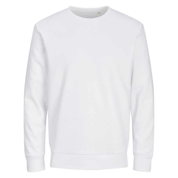 Jack & Jones Blanks Tour Crew Neck Sweat BLK3900 White