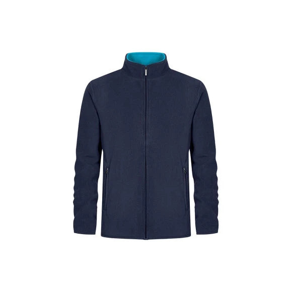 Promodoro Men's Double Fleece Jacket 7961 navy/aqua