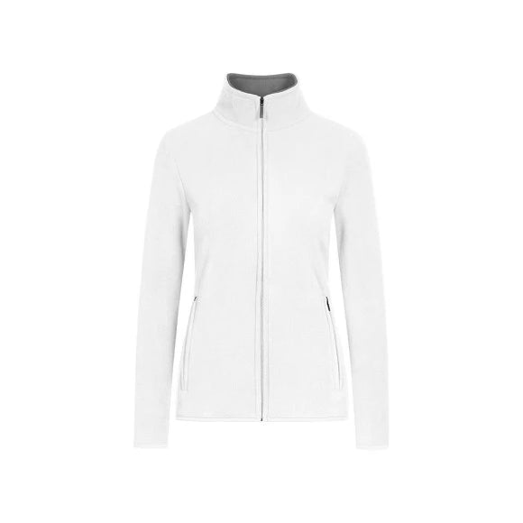 Promodoro Women's Double Fleece Jacket 7965 white/new light grey
