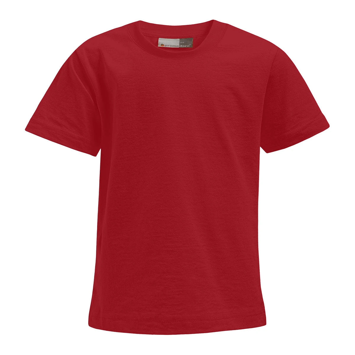 Fransaert Premium Kinder T-Shirt mit Logo – Promodoro Kid’s Premium-T 300/399 in fire red