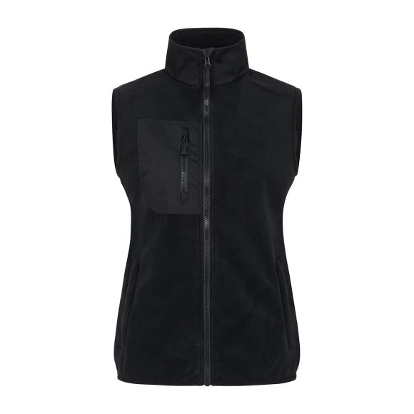 Promodoro Women's Canvas Fleece Vest 7945 Black