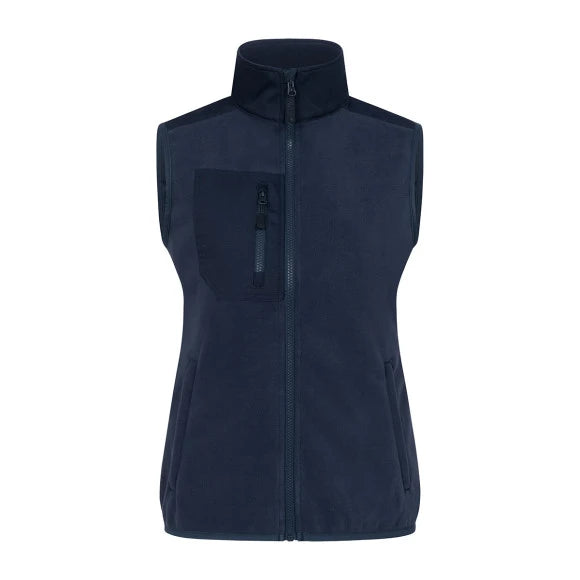 Promodoro Women's Canvas Fleece Vest 7945 Navy