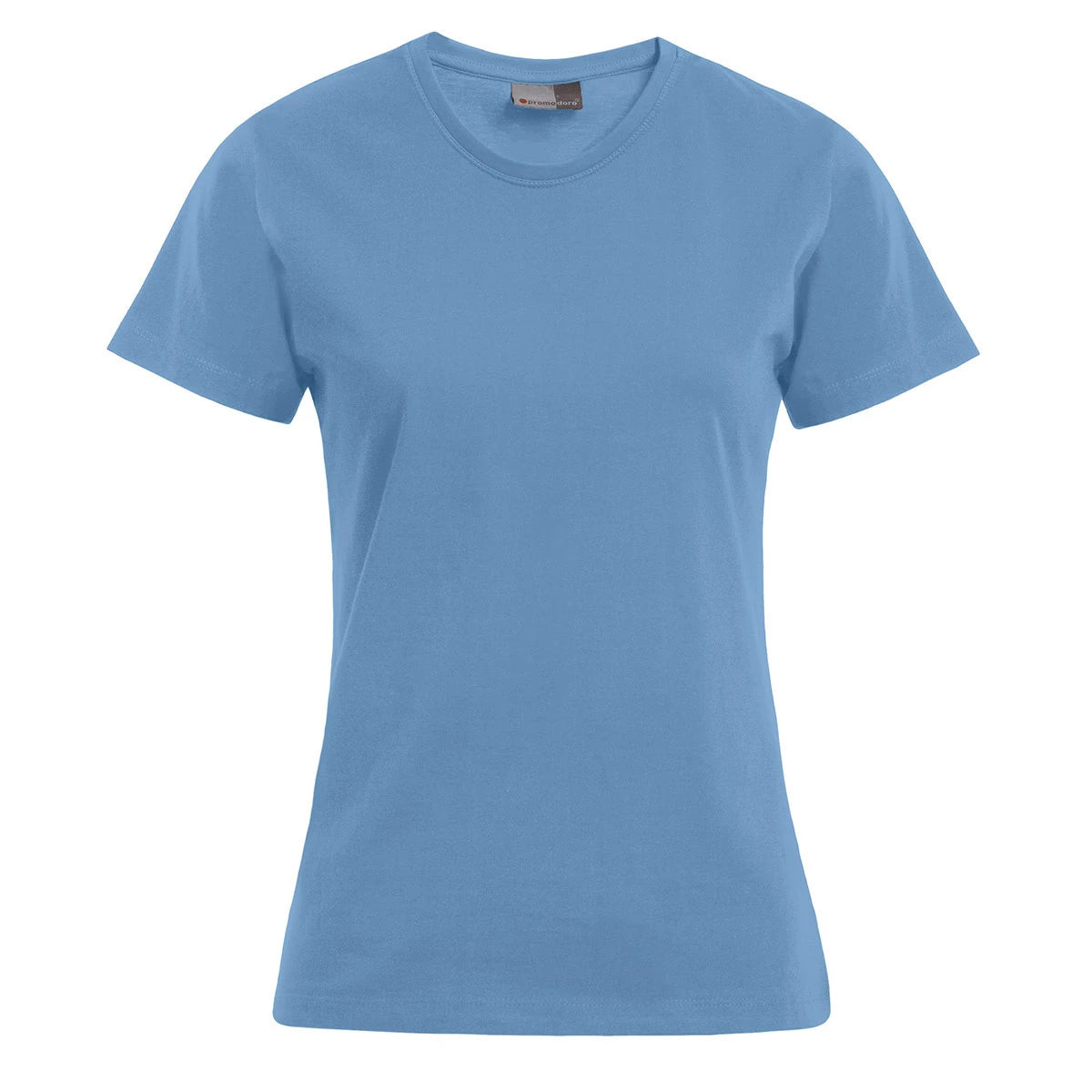 Fransaert Premium Damen T-Shirt mit Logo – Promodoro Women’s Premium-T 3005 in alaskan blue