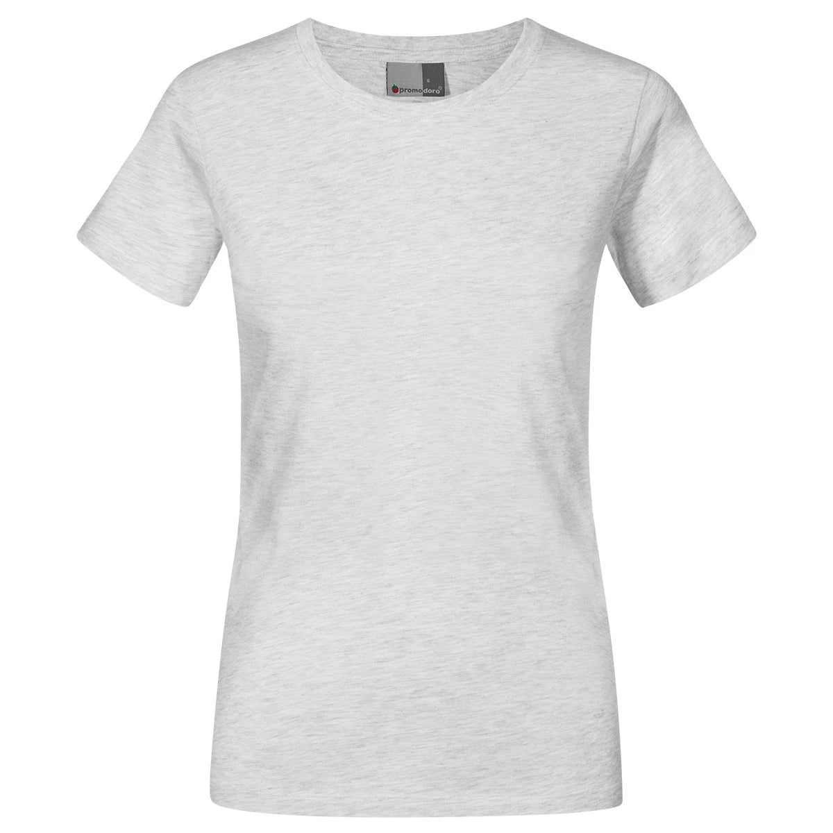Fransaert Premium Damen T-Shirt mit Logo – Promodoro Women’s Premium-T 3005 in ash