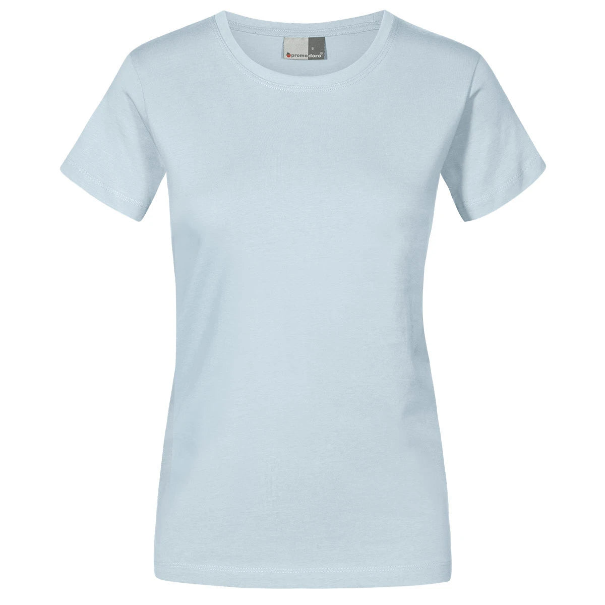 Fransaert Premium Damen T-Shirt mit Logo – Promodoro Women’s Premium-T 3005 in baby blue