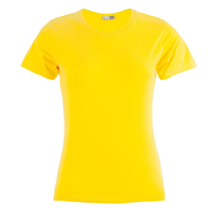Fransaert Premium Damen T-Shirt mit Logo – Promodoro Women’s Premium-T 3005 in gold
