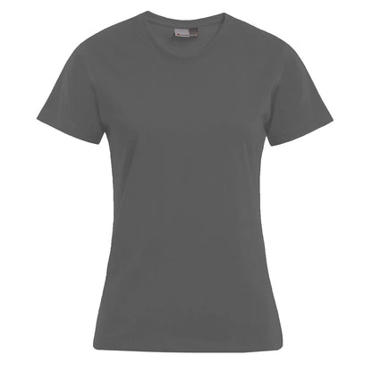 Fransaert Premium Damen T-Shirt mit Logo – Promodoro Women’s Premium-T 3005 in graphite