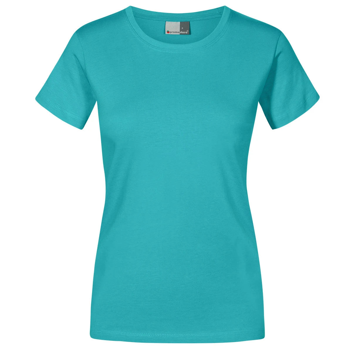 Fransaert Premium Damen T-Shirt mit Logo – Promodoro Women’s Premium-T 3005 in jade