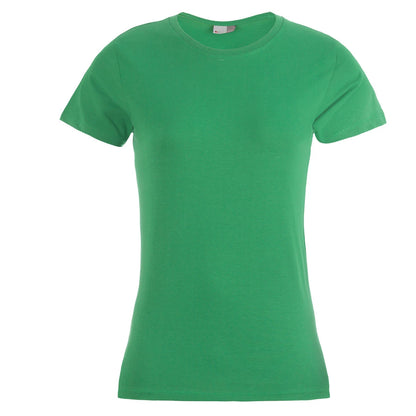 Fransaert Premium Damen T-Shirt mit Logo – Promodoro Women’s Premium-T 3005 in kelly green