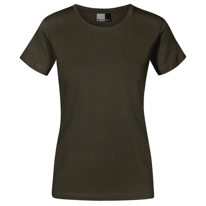 Fransaert Premium Damen T-Shirt mit Logo – Promodoro Women’s Premium-T 3005 in khaki