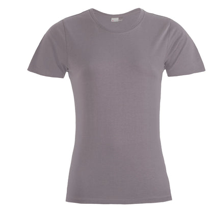 Fransaert Premium Damen T-Shirt mit Logo – Promodoro Women’s Premium-T 3005 in new light grey